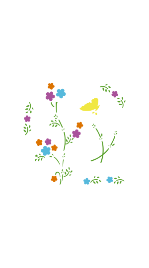 STENCIL 130X130MM 30001 - 1140 FLORAL 2