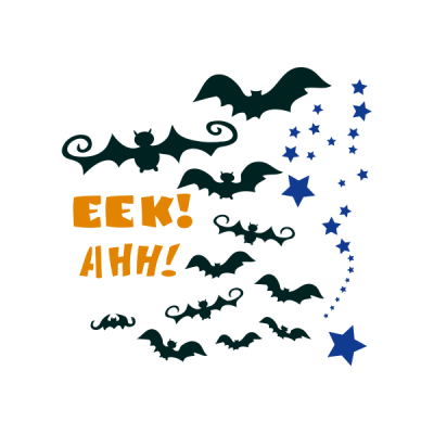 STENCIL 130X130MM 30001 - 1238 HALLOWEEN