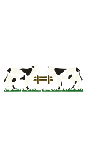 STENCIL 330X140MM 30000 - 1145 VACAS COUNTRY