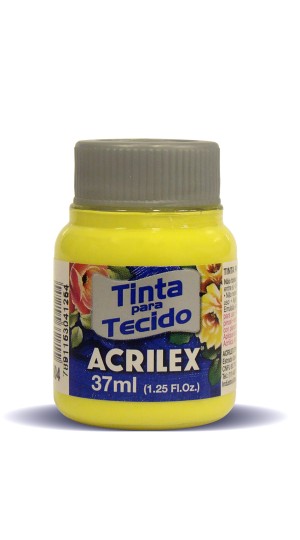 TINTA TECIDO AMARELO LIMÃO 504 ACRILEX