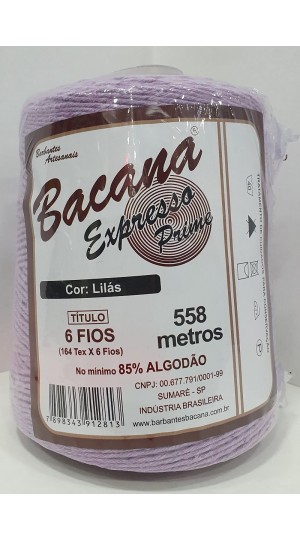 BARBANTE EXPRESSO LILÁS 6 FIOS 600G.