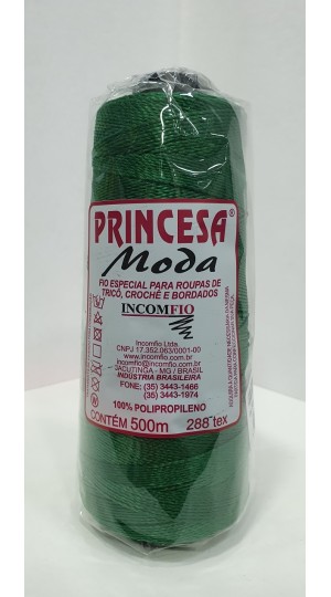LINHA PRINCESA MODA 14 VERDE BANDEIRA