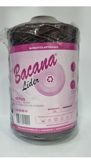 BARBANTE LIDER CHOCOLATE 8 FIOS 1,0KG.