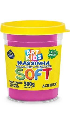 MASSA DE MODELAR SOFT 500G. 107 MARAVILHA