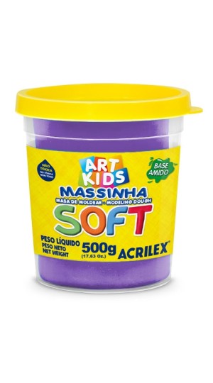 MASSA DE MODELAR SOFT 500G. 516 VIOLETA