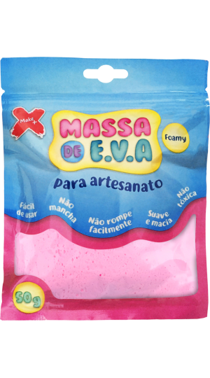 MASSA DE EVA 50G. ROSA BEBÊ MAKE MAIS