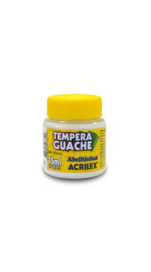 TINTA GUACHE BRANCO 519 15ML  ACRILEX